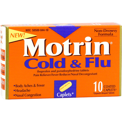 Motrin Cold & Flu Relief Caplets