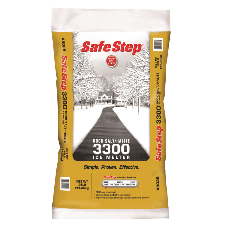 Stepguard Salt Safe Step 3300 Rock Salt/Halite Ice Melt — UPC 73841490255 — Go-UPC