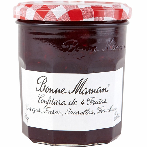 CONFITURA B.MAMAN 4 FRUTAS ROJAS 370 GR