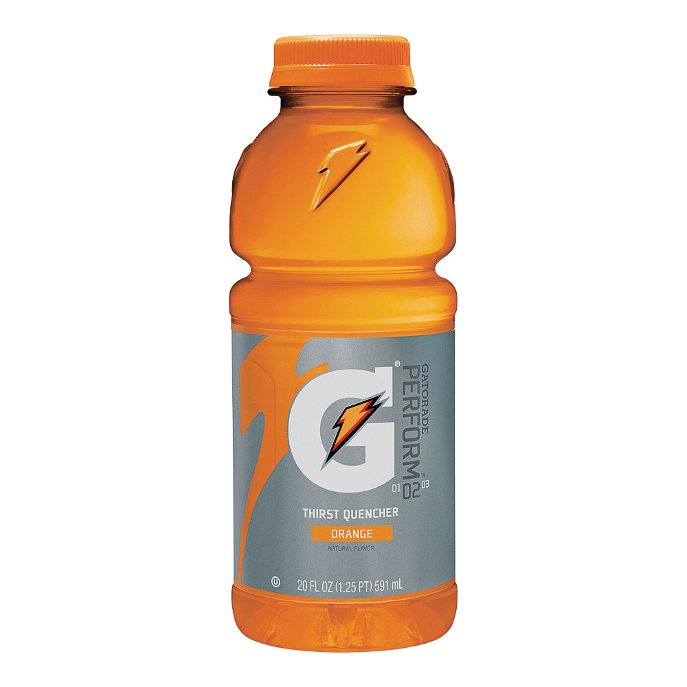 Gatorade Thirst Quencher Orange 20 Fluid Ounce Plastic Bottle