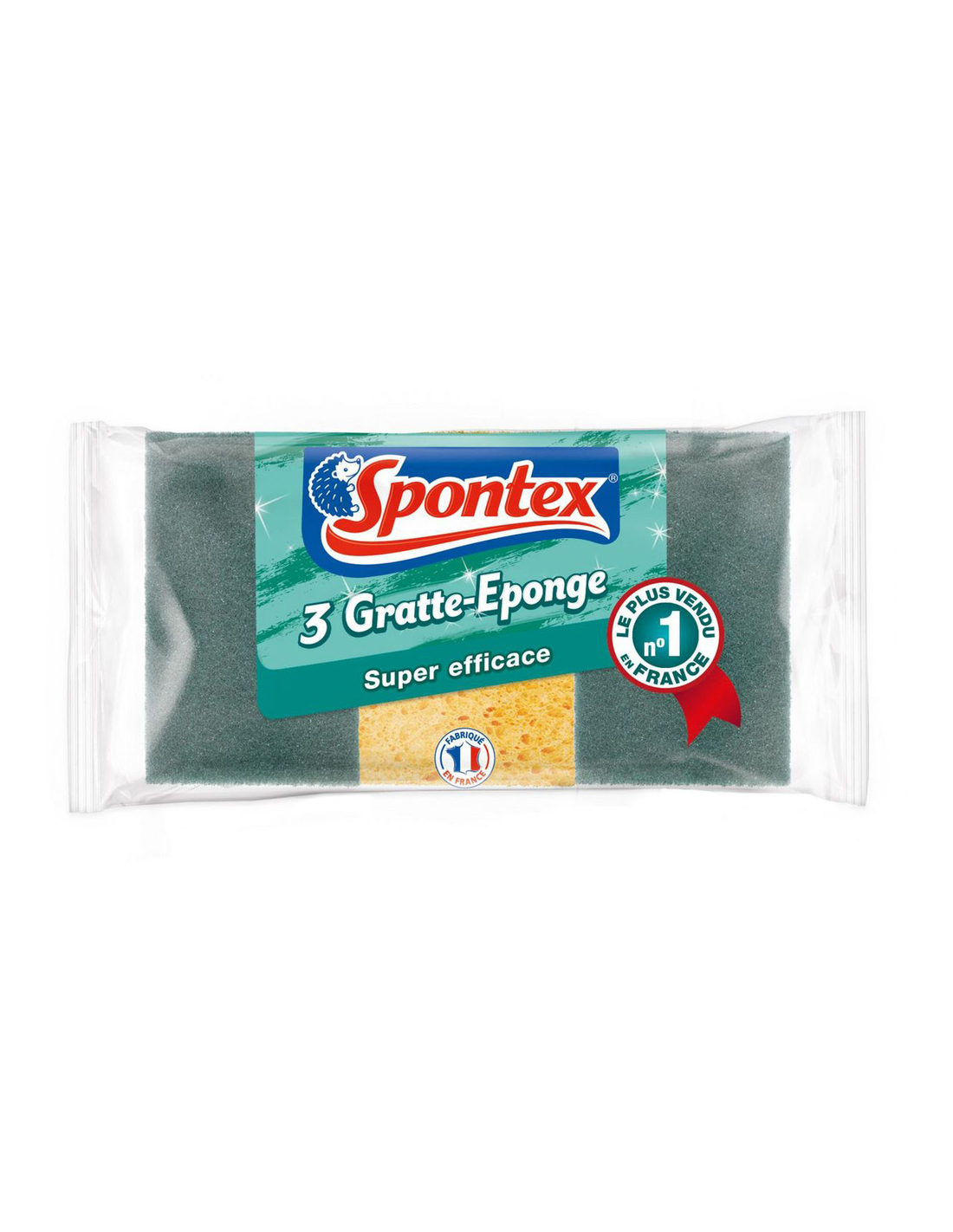 SPONTEX GRATTE EPONGE 3PCS