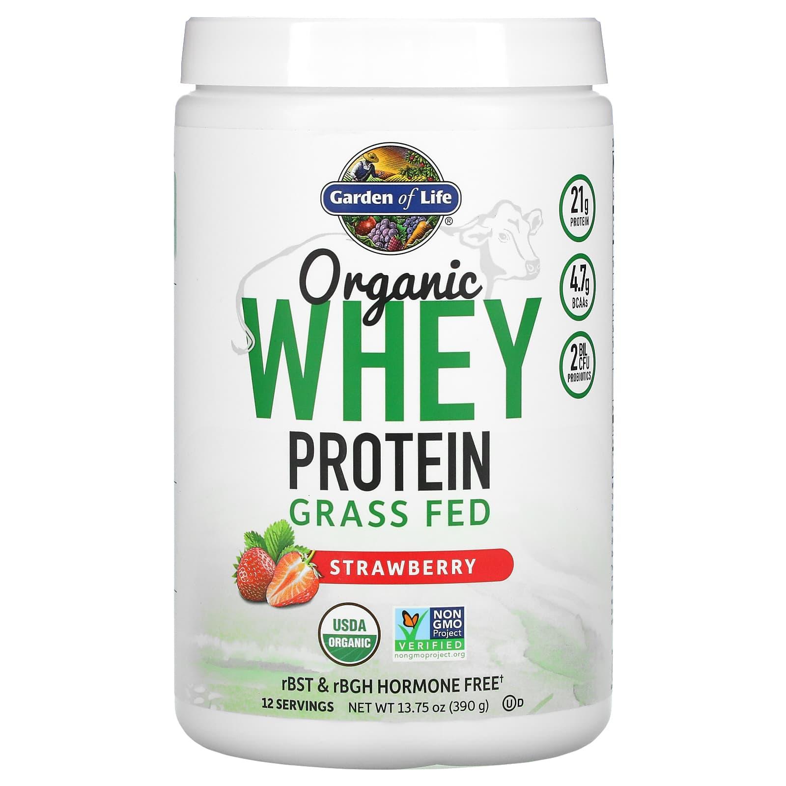 Organic Grass Fed Whey Protein 21 G