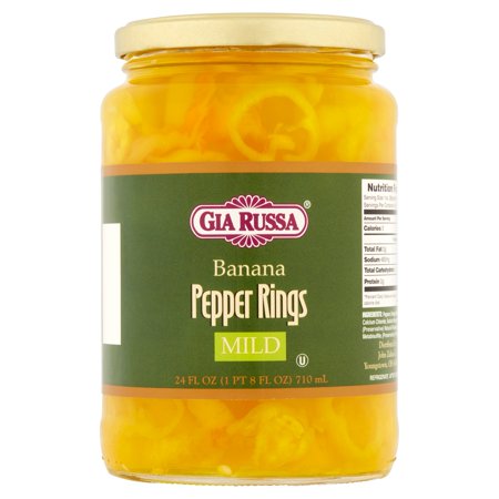 Banana Pepper Rings, Mild