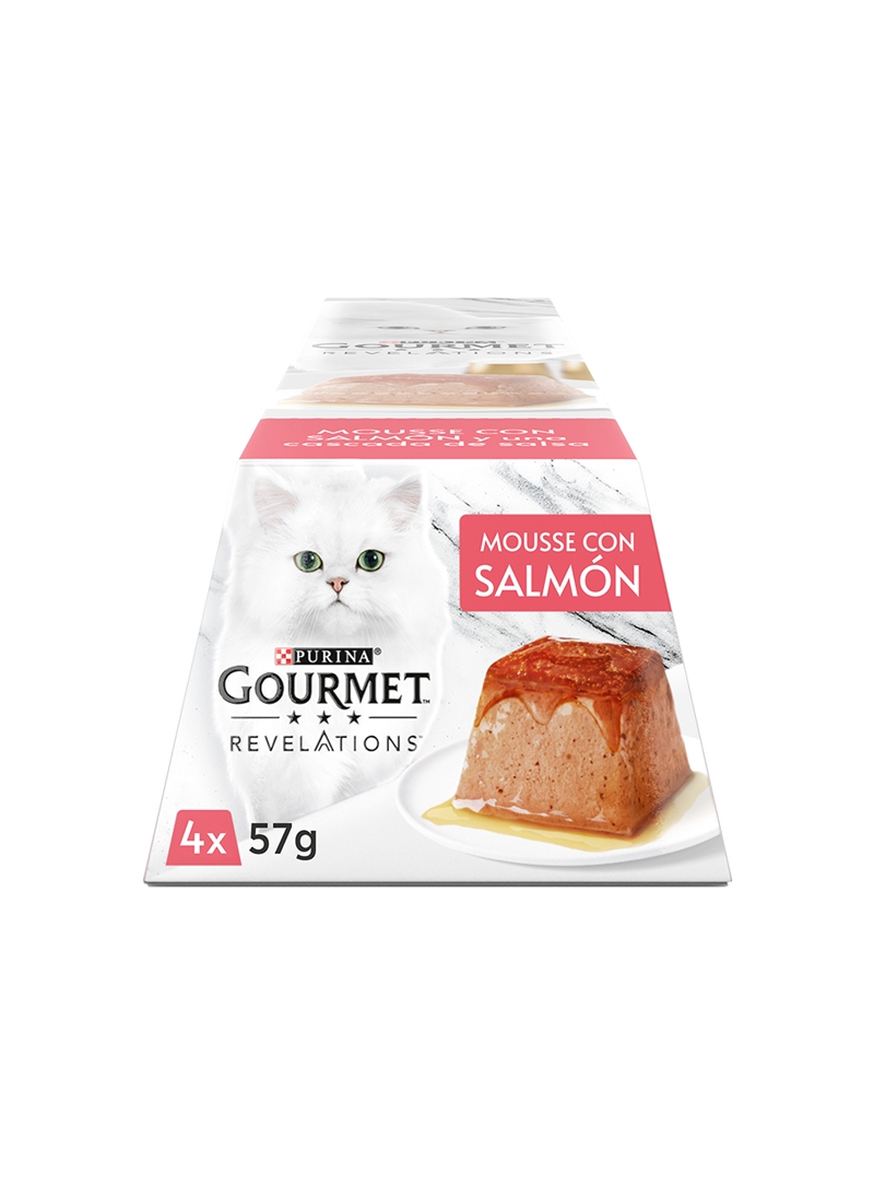 GATOS GOURMET REV. MOUSSE SALMON P4x57GR
