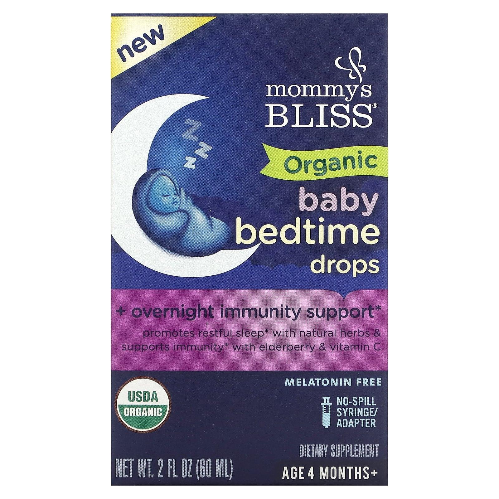 Organic Baby Bedtime Drops Plus Overnight Immunity Support