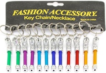 Metal Pipe Keychains