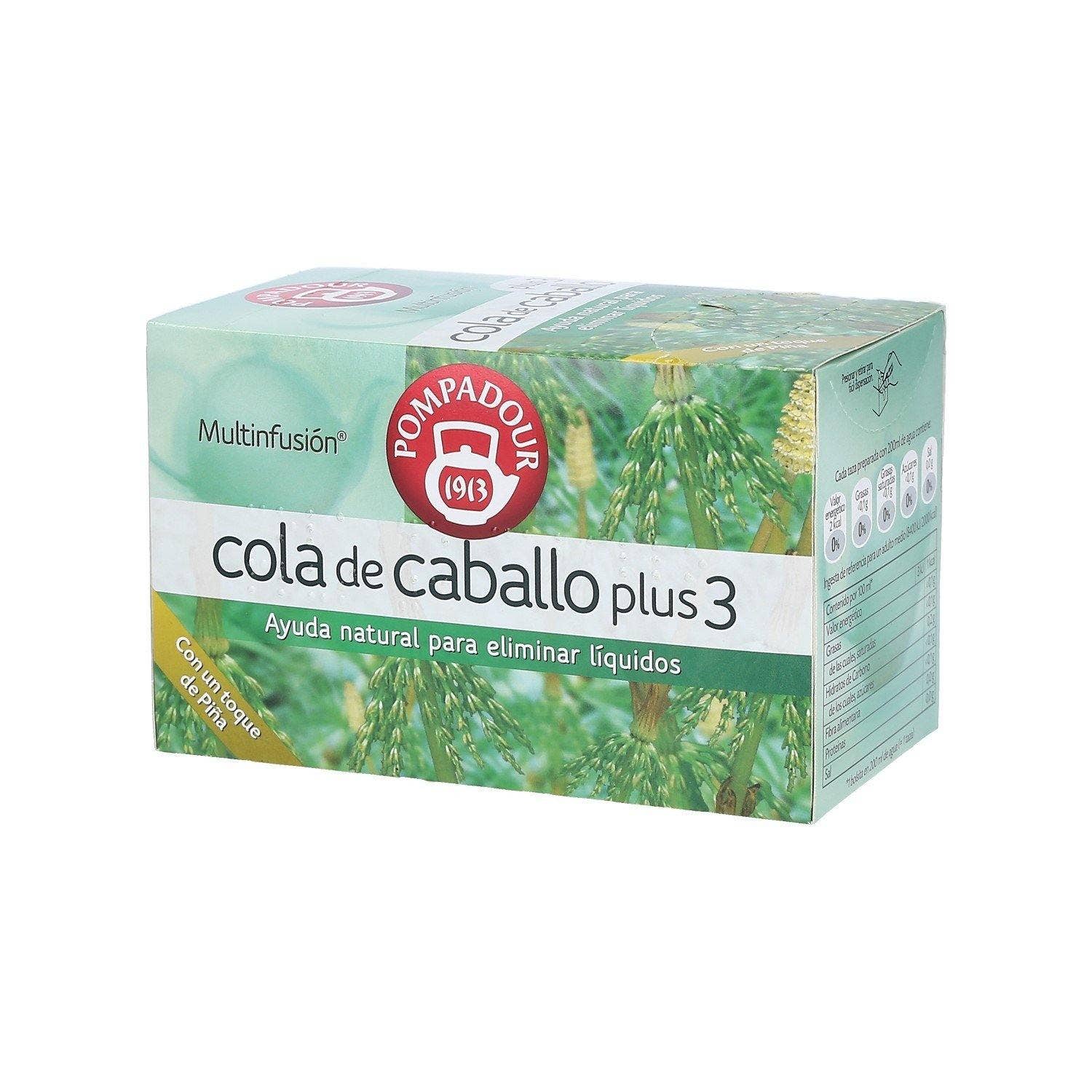COLA CABALLO PLUS 3 POMPADOUR 20 SOBRES