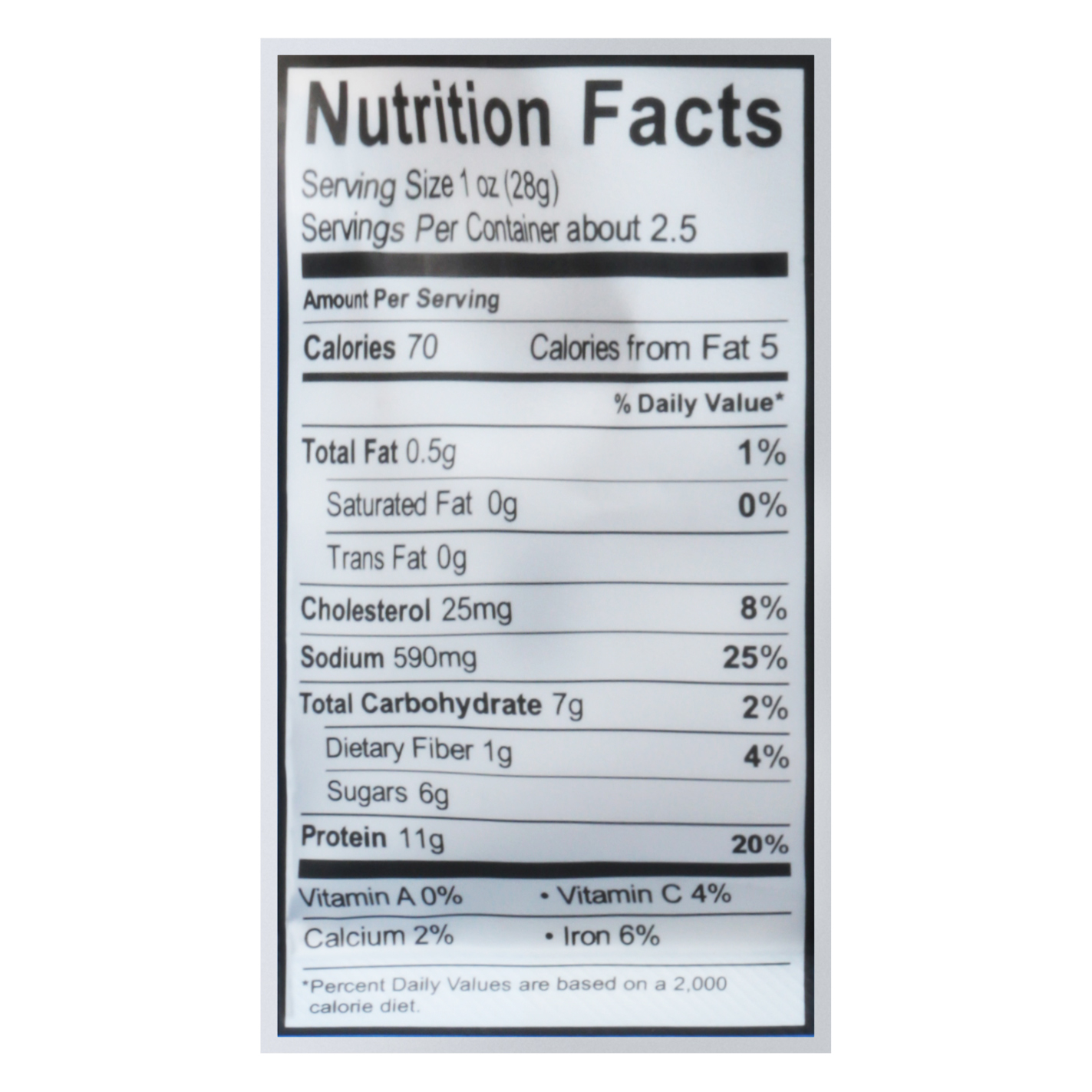 Peppered Beef Jerky, Peppered