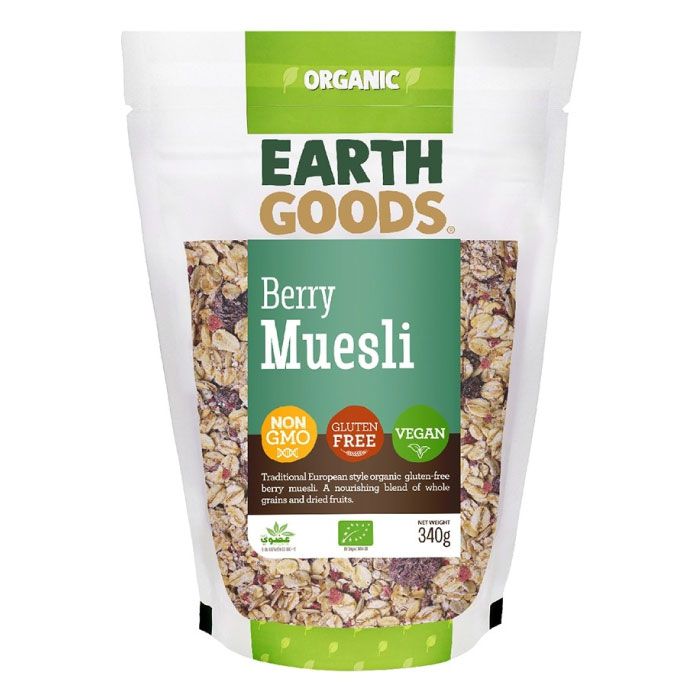 Earth Goods Organic GF Berry Muesli 340g
