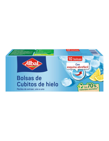 CUBI HIELO ALBAL 10 UND