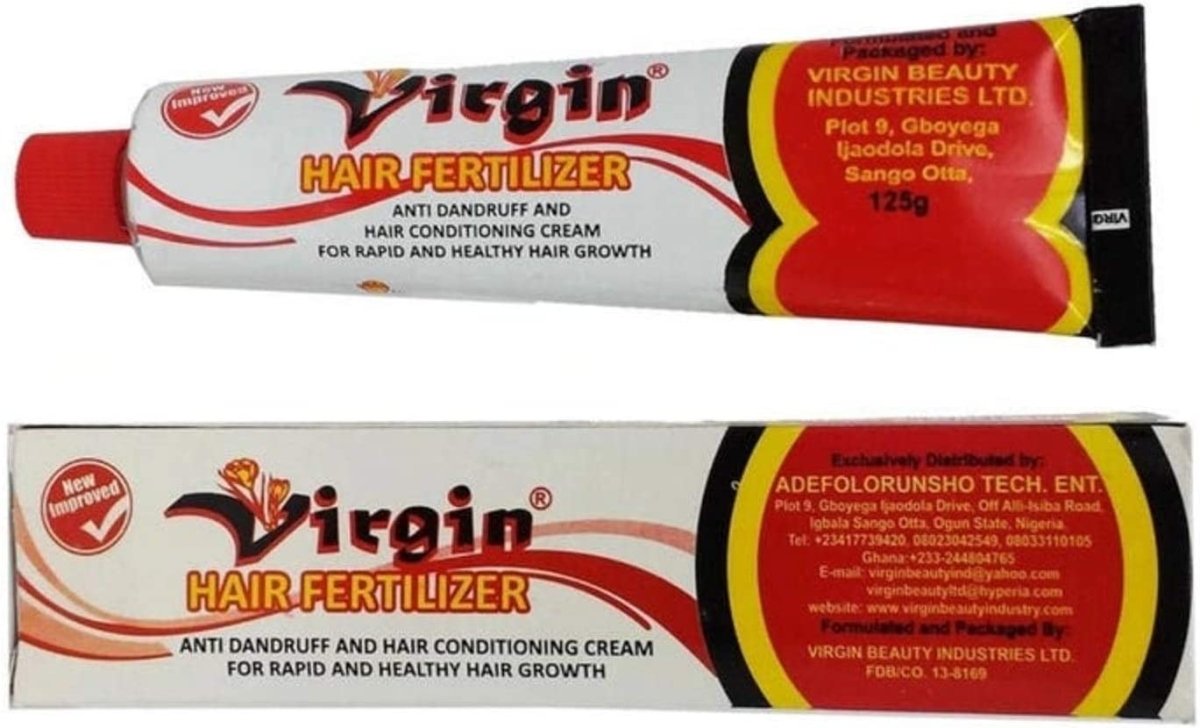 Photo of Virgin Hair Fertilizer Cream Tube (125g)