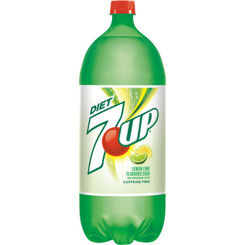 7UP 7 Up Zero Sugar Lemon Lime Soda 2 Lt Bottle