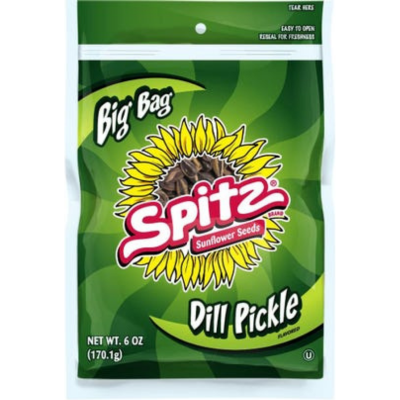 Spitz Big Bag Dill Pickle Sunflower Seeds 170.1g — UPC 28400094092