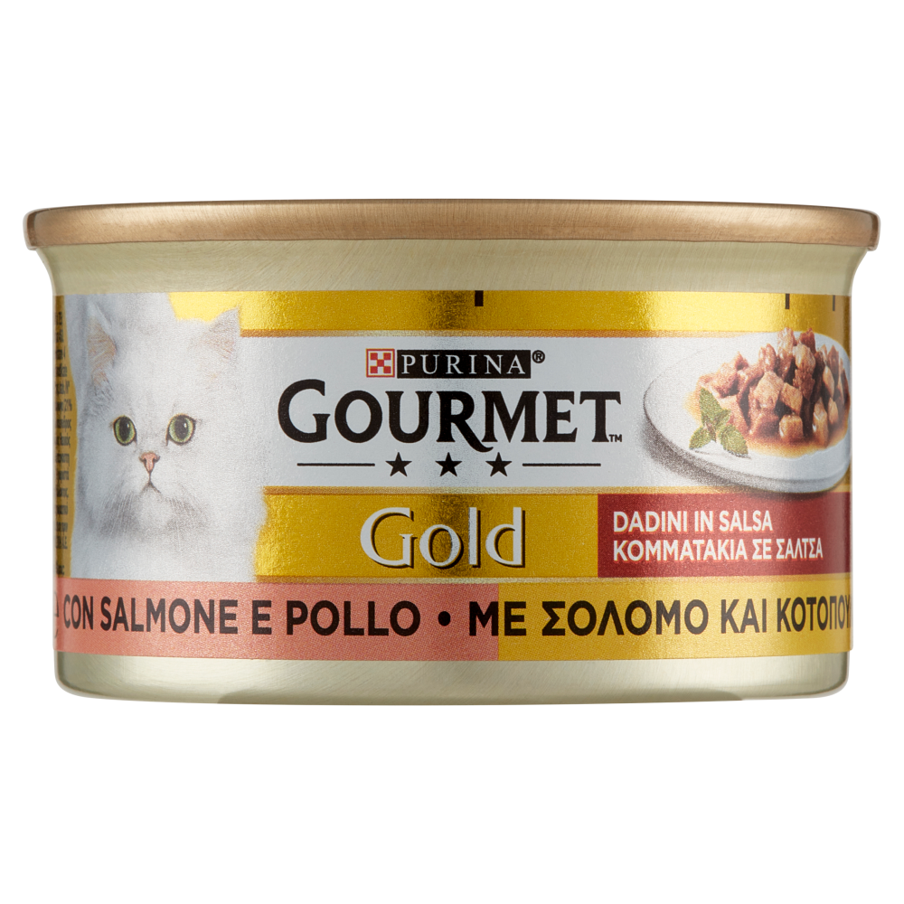 GATOS GOURMET GOLD BOC.SALMON L-85 GR