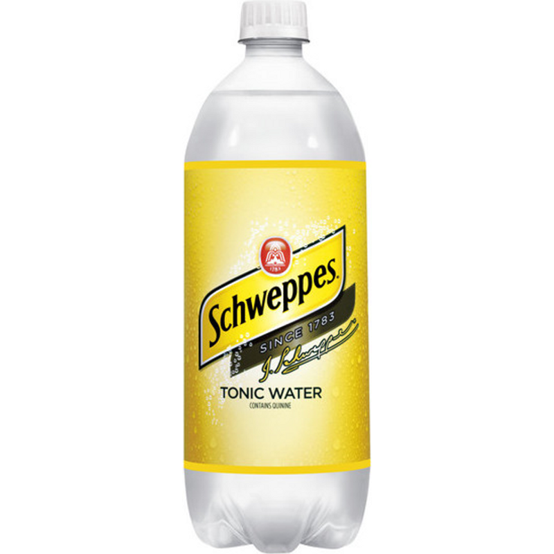 Photo of Schweppes Tonic Water - 1 Liter Bottle 33.81 Fl Oz