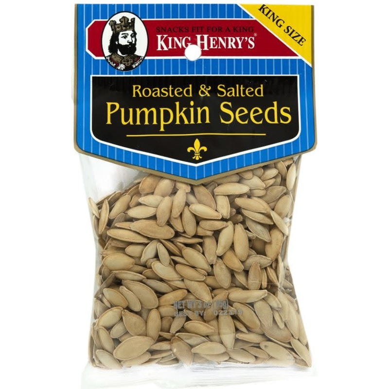 King Henry'S, Roasted & Salted Pumpkin Seeds