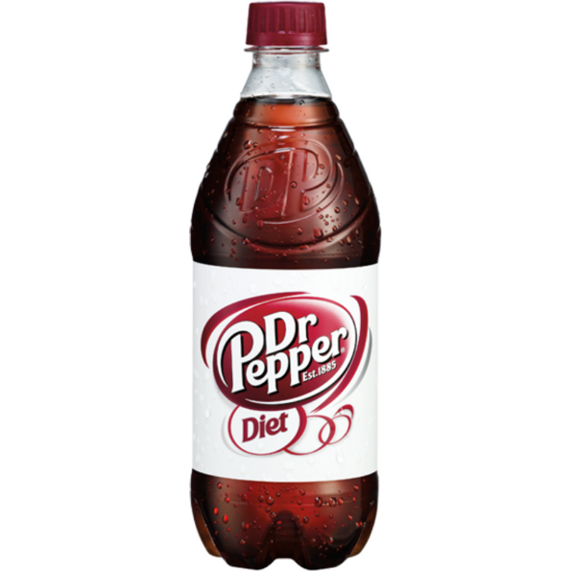 Photo of Dr Pepper Diet Soda - 20 Fl Oz Bottle