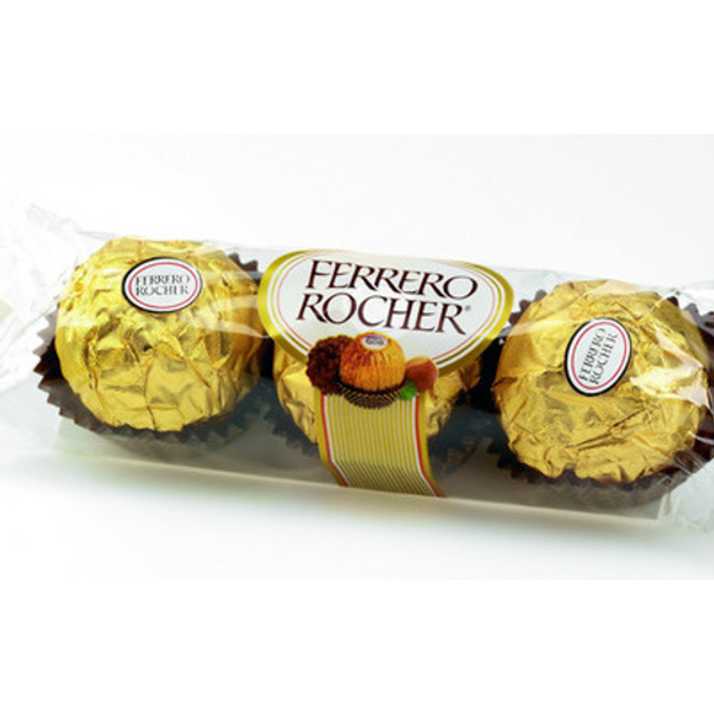 Photo of Ferrero Rocher Fine Hazelnut Chocolates 3 Ct Pack