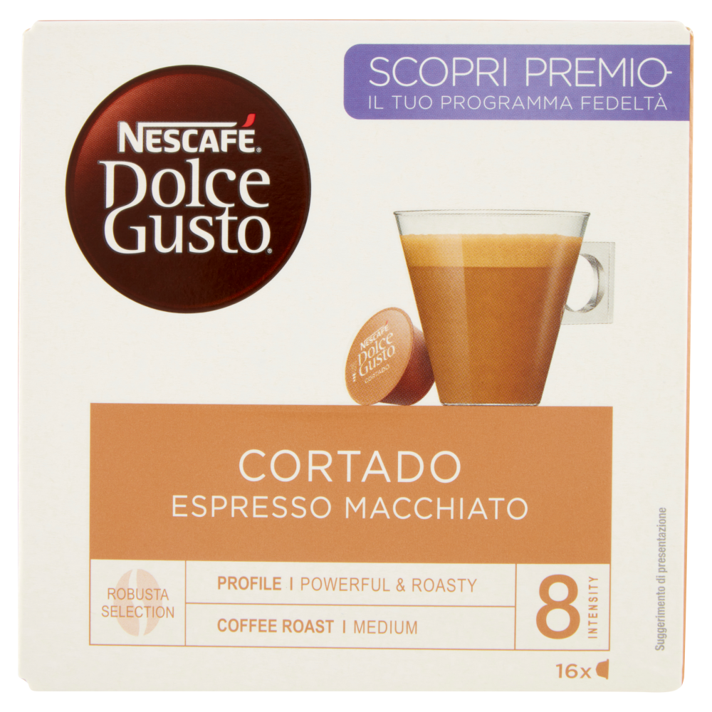 DOLCE GUSTO CORTADO 16 UN 100 G