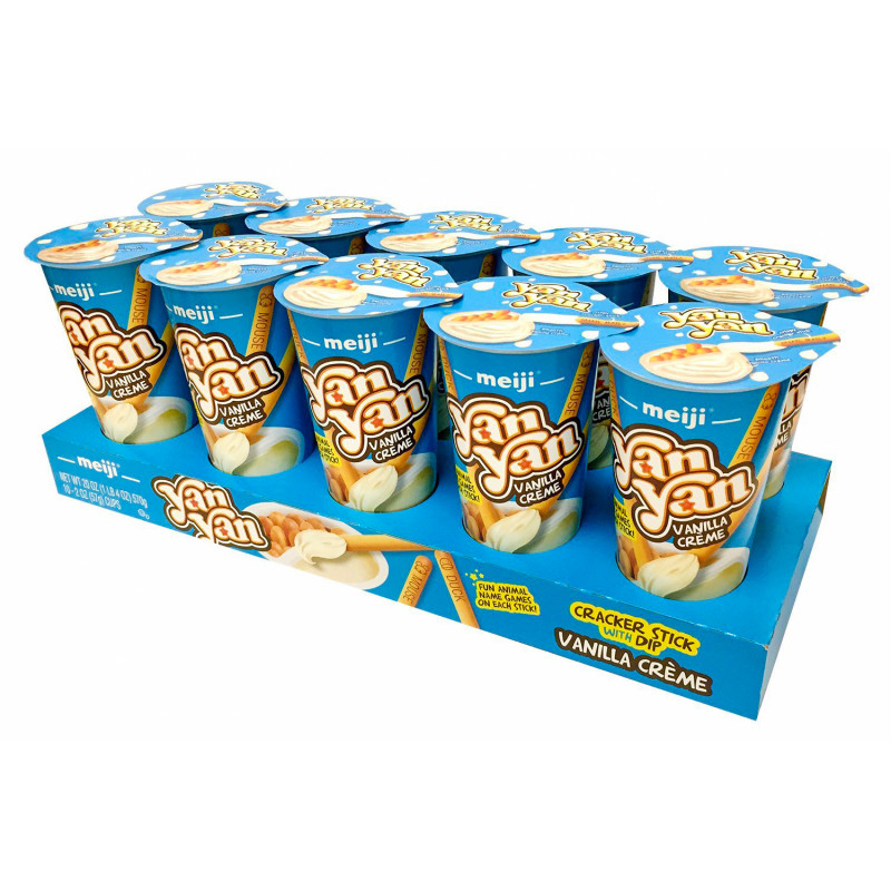 Yan Yan Cracker Sticks With Dip – Vanilla