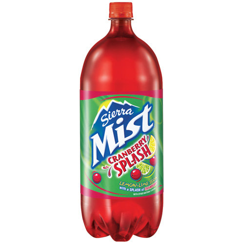 Sierra Mist, Lemon-Lime Soda, Cranberry Spash, Cranberry Spash