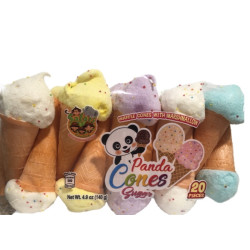 Safari Panda Cones Sugar Colors