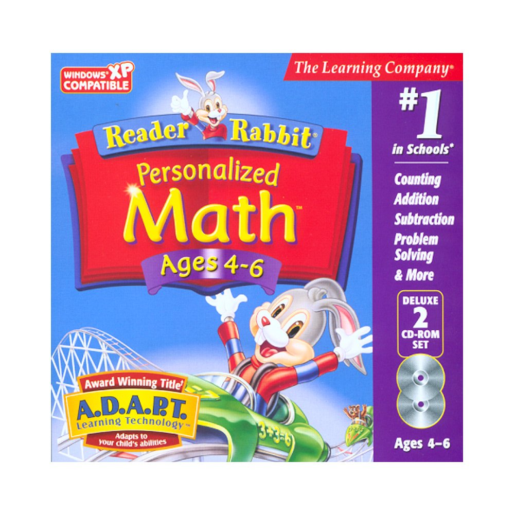 Hershey's Reader Rabbit Personalized Math 4-6 Deluxe — UPC 24682313050 ...