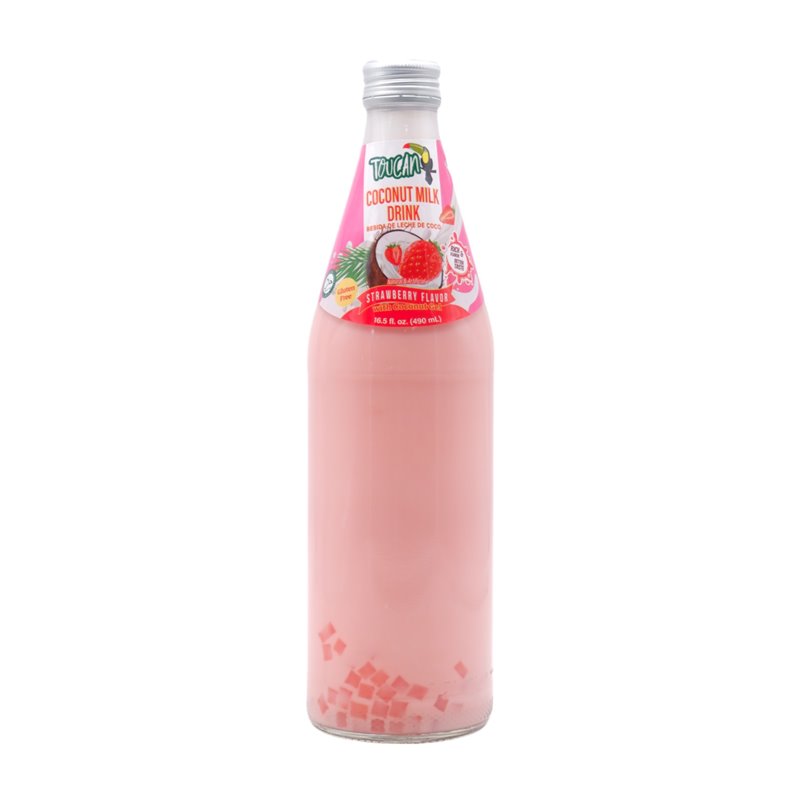 31486 – Toucan Coconut Milk Drink Straverry 12/16.5 Fl Oz – Box: – Loc