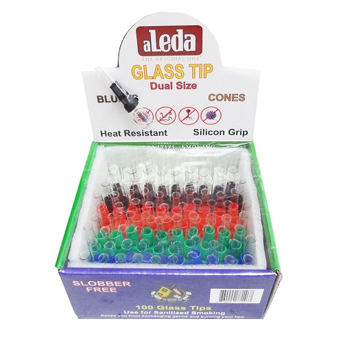 Share Aleda Cigarette Holders W- Glass Tip Disp — 100 Per Case