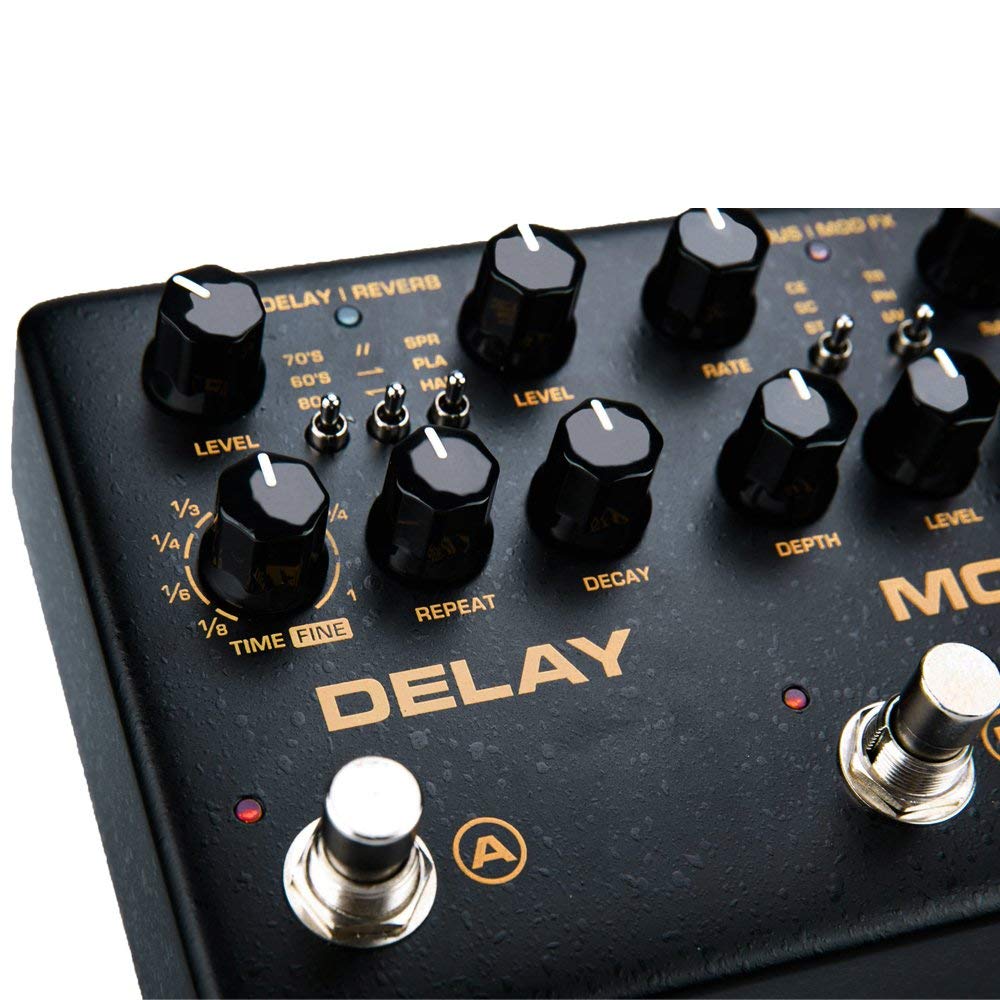 Photo of NUX Cerberus Multi-function Guitar Effect Pedal Inside Routing IR Loader Analog Overdrive Distortion Digital Delay Modulation Effects