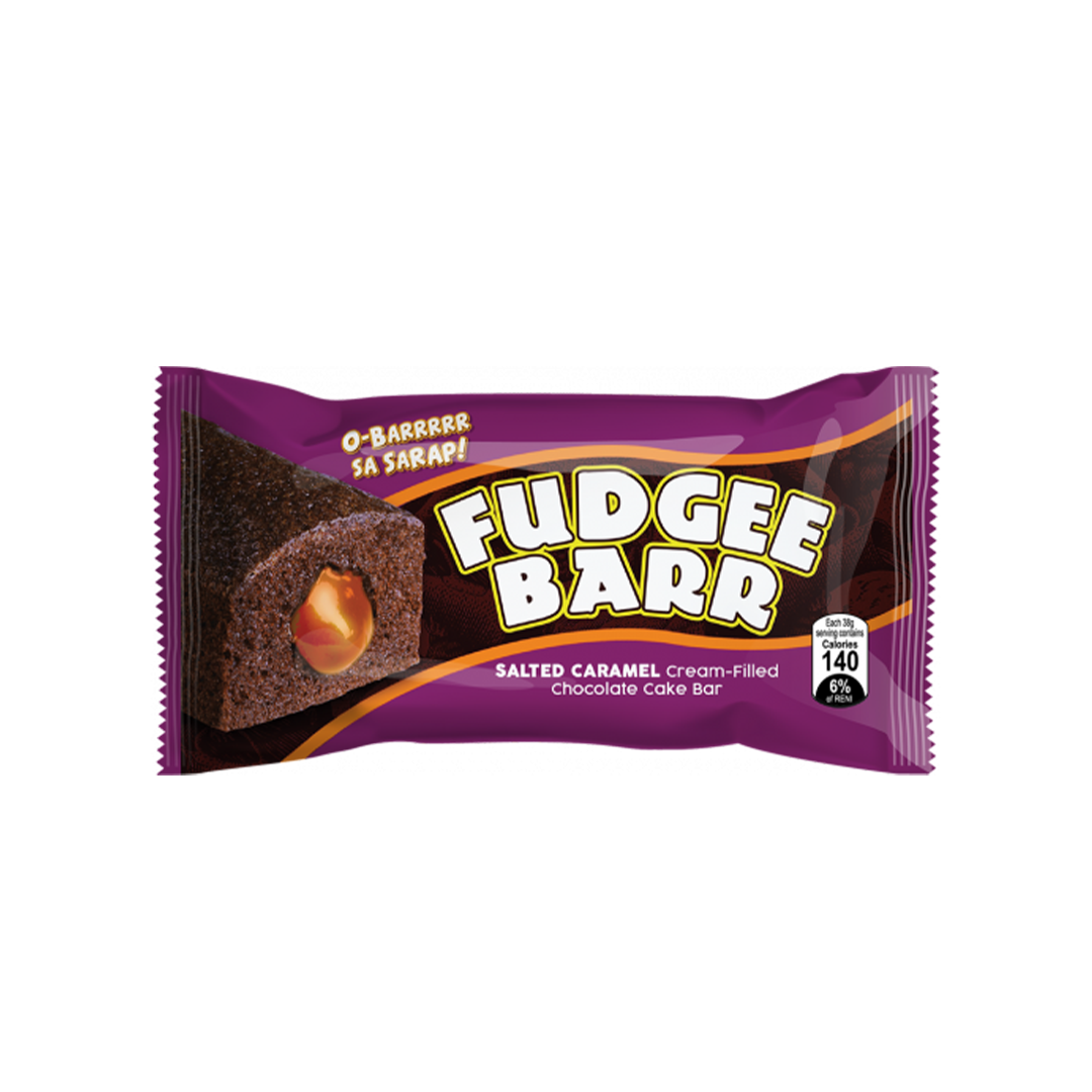 Fudgee Barr Chocolate Cake Bar With Salted Caramel