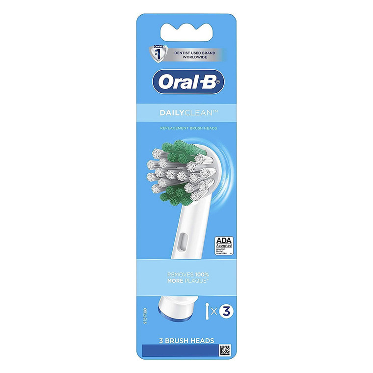 Oral-B Brush Heads - Daily Clean - 3 Heads