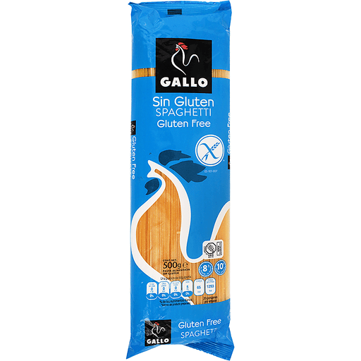 SPAGHETTI S/GLUTEN GALLO 450 GR