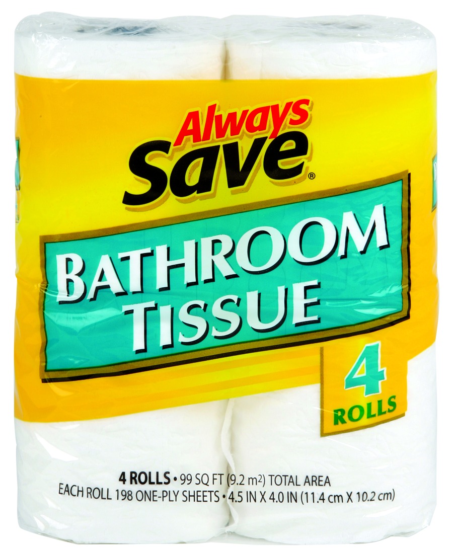 070038327806 Always Save Bath Tissue 2ply 4 Rl — UPC 70038327806 — Go-UPC