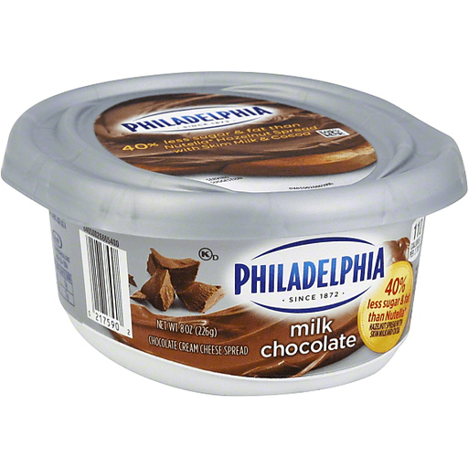 Photo of Philadelphia Milk Chocolate Cream Cheese Spread 8 Oz. Tub
