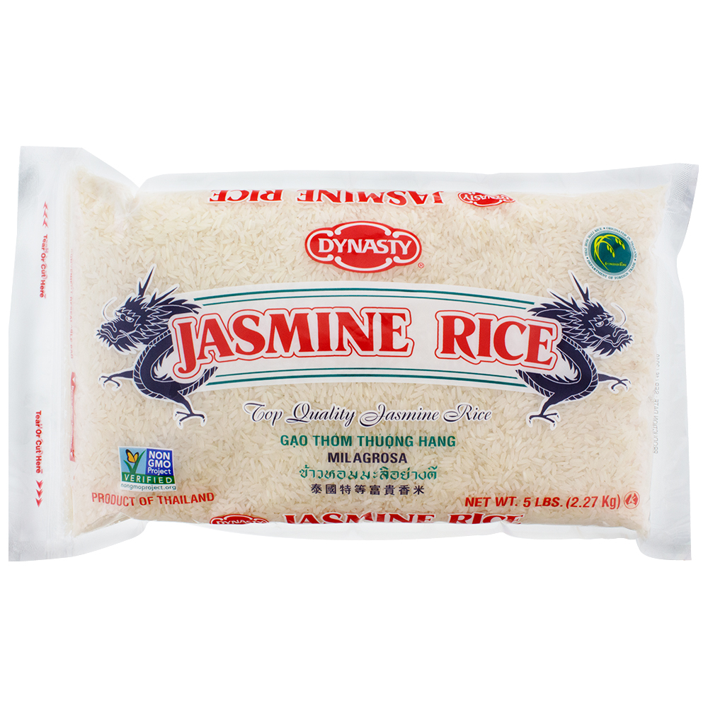 Photo of Dynasty Rice - Jasmine - Case Of 6 - 5 Lb