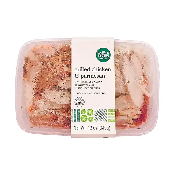 Grilled Chicken & Parmesan with Marinara Sauce