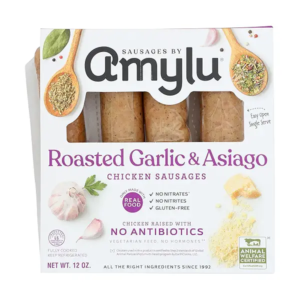 Amylu Roasted Garlic Chicken Sausage