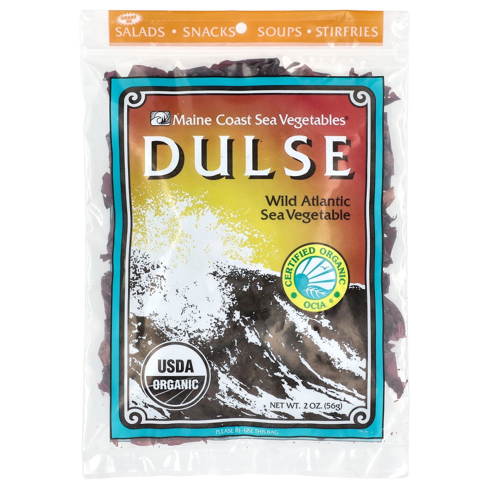 Photo of Maine Coast Organic Sea Vegetables - Dulse - Whole Leaf - 2 Oz