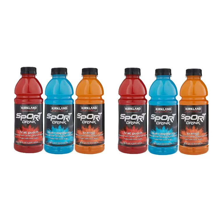 Kirkland Blue Raspberry Sport Drink - 20 Fl Oz — UPC 96619120451 — Go-UPC