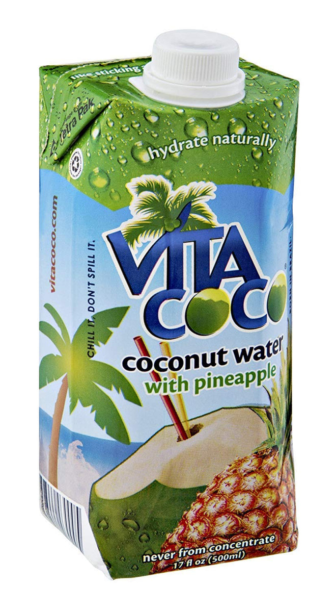 Photo of Vita Coco Pineapple Coconut Water 16.9 Fl Oz Carton
