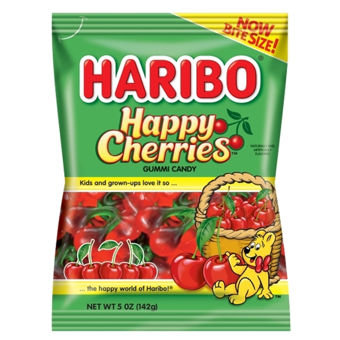 Haribo Gummi Candy, Happy Cherries, 5 Oz. Bag