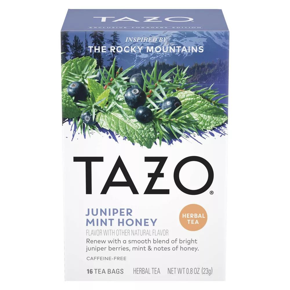 Photo of Tazo Herbal Juniper Mint Honey Tea Bags - 16ct
