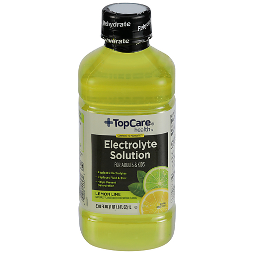 For Adults & Kids Electrolyte Solution, Lemon Lime