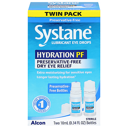Systane Eye Drops - Hydration Multi-Dose Pf - Dry Eye Relief Twin Pack (2X10Ml)