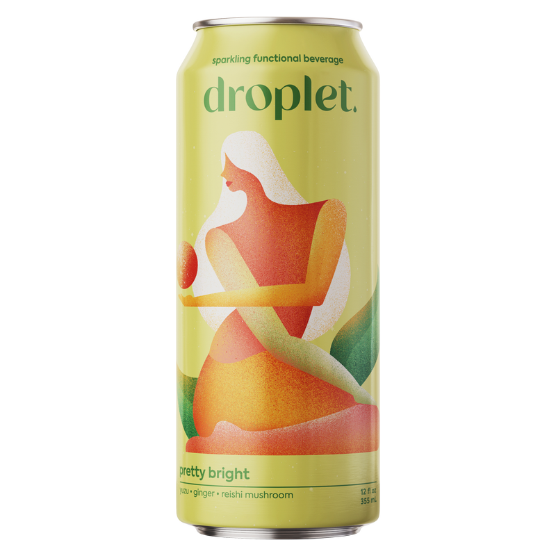 Pretty Bright Sparkling Self-Care Beverage, Pretty Bright
