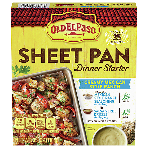 Old El Paso Creamy Mexican Style Ranch Sheet Pan Dinner Starter