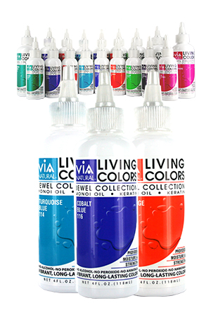 Photo of Parnevu Via Living Hair Color 4oz #68 -Cobalt Blue #116