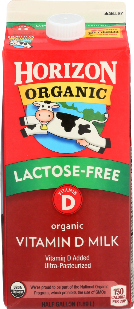 Organic Lactose-Free Vitamin D Milk