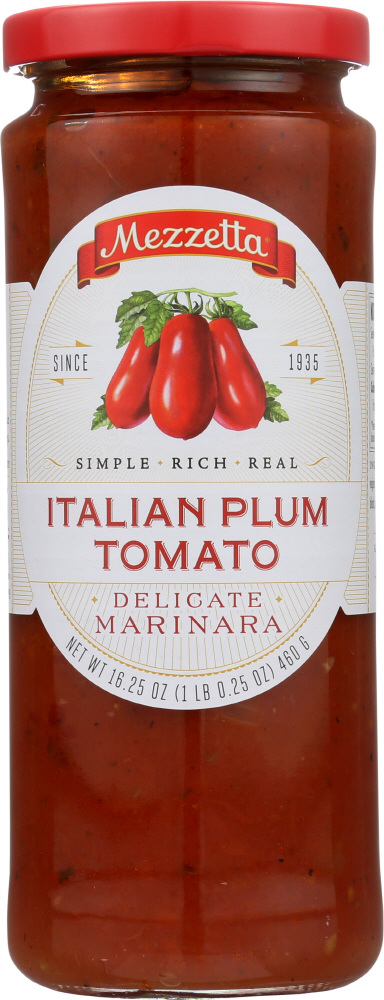 Italian Plum Tomato Delicate Marinara, Italian Plum Tomato